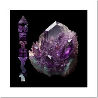 Magic Crystals - Amethyst Posters and Art